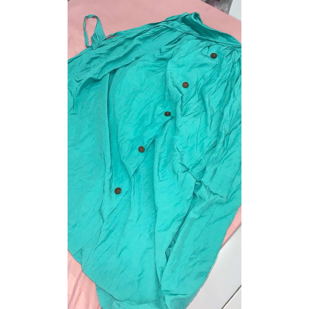 PRELOVED LIKE NEW rok warna hijau tosca