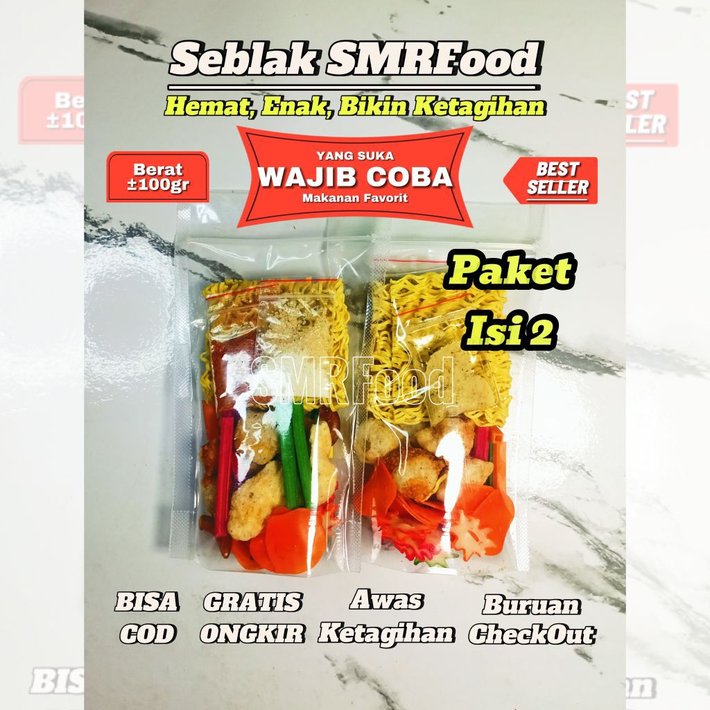 

Seblak Instan Komplit Pedas, Praktis, dan Bikin Nagih! Paket isi 2 Bisa COD