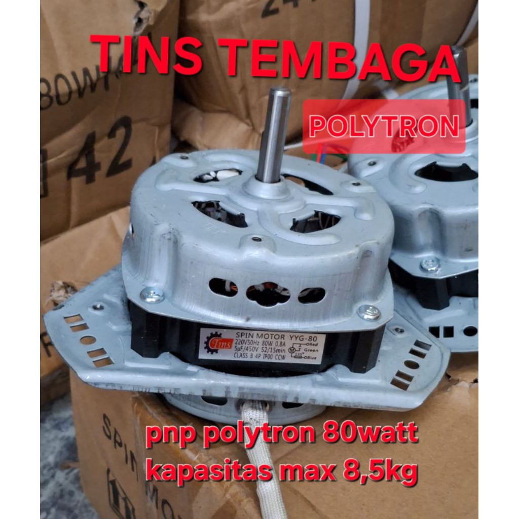 dinamo pengering mesin cuci polytron yyg-80