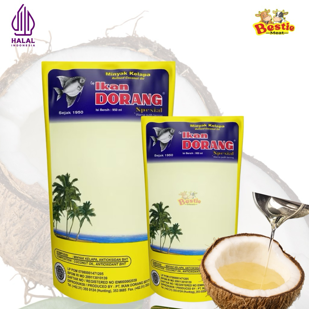 

Ikan Dorang Minyak Goreng Kelapa Spesial Coconut Oil 950ml