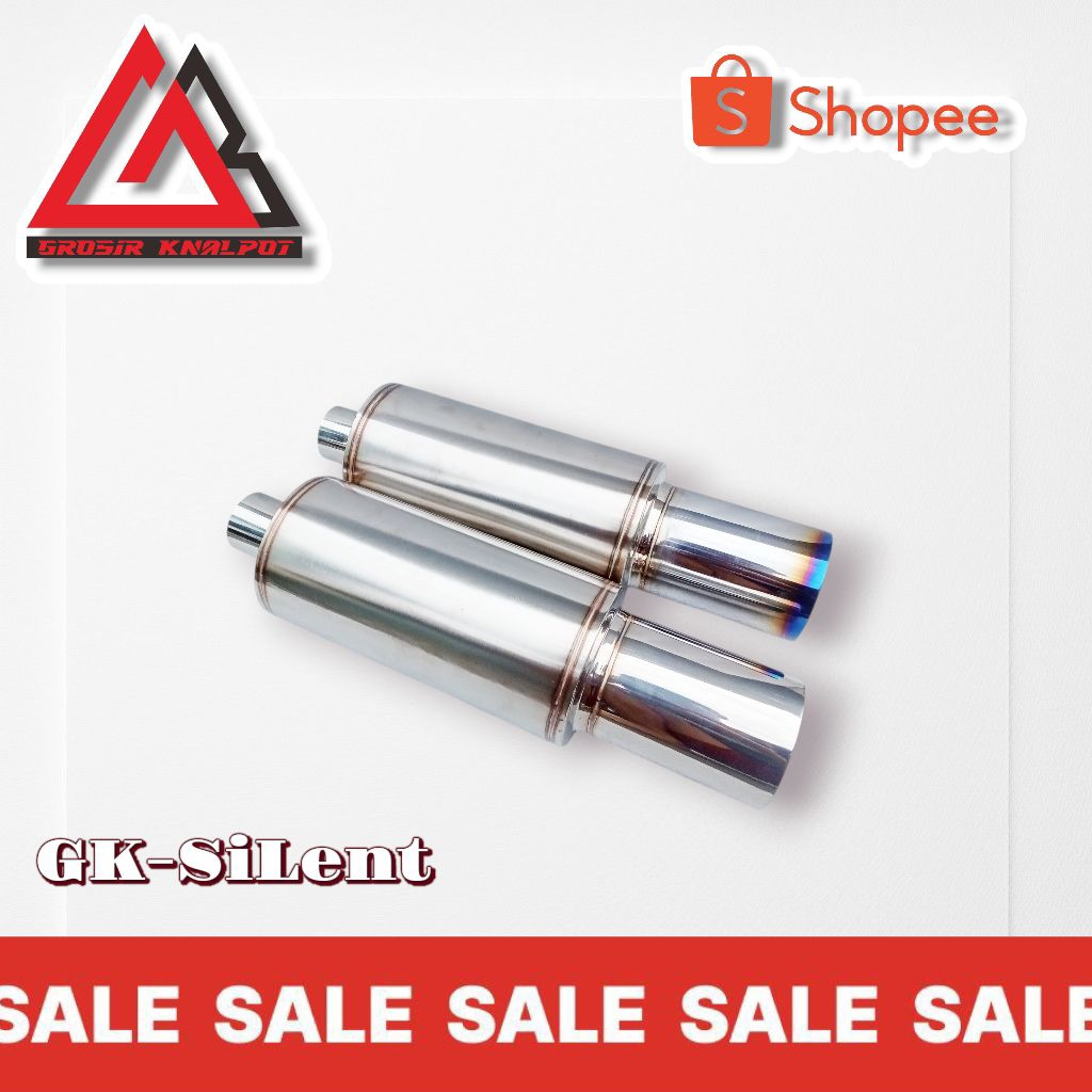 Terlaris Knalpot Mobil [100% full stainless✓] GK-SiLent suara ngebas knalpot mobil ngebas halus ngeb