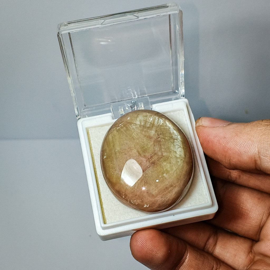 Batu permata safir hijau lostone  Natural Trapiche Sapphire Natural Green Sapphire (Corundum) Origin