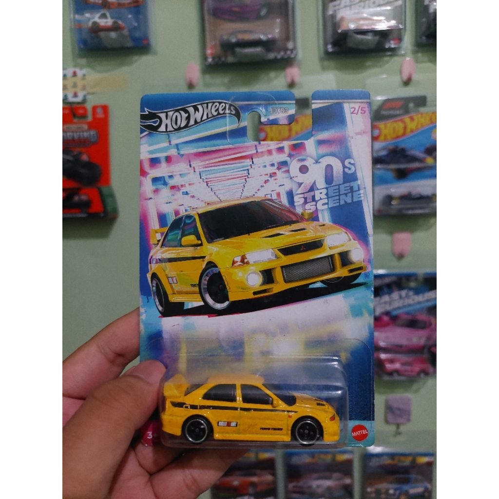 Hotwheels Mitsubishi Lancer Evo VI Kuning 2024