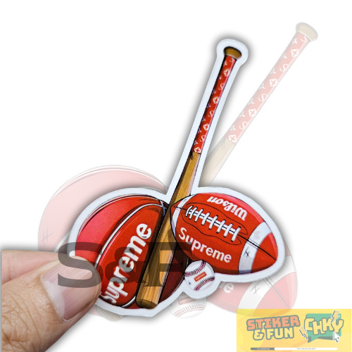 

Stiker Sticker Vinyl Laminasi SUPREME SPORT EQUIPMENT