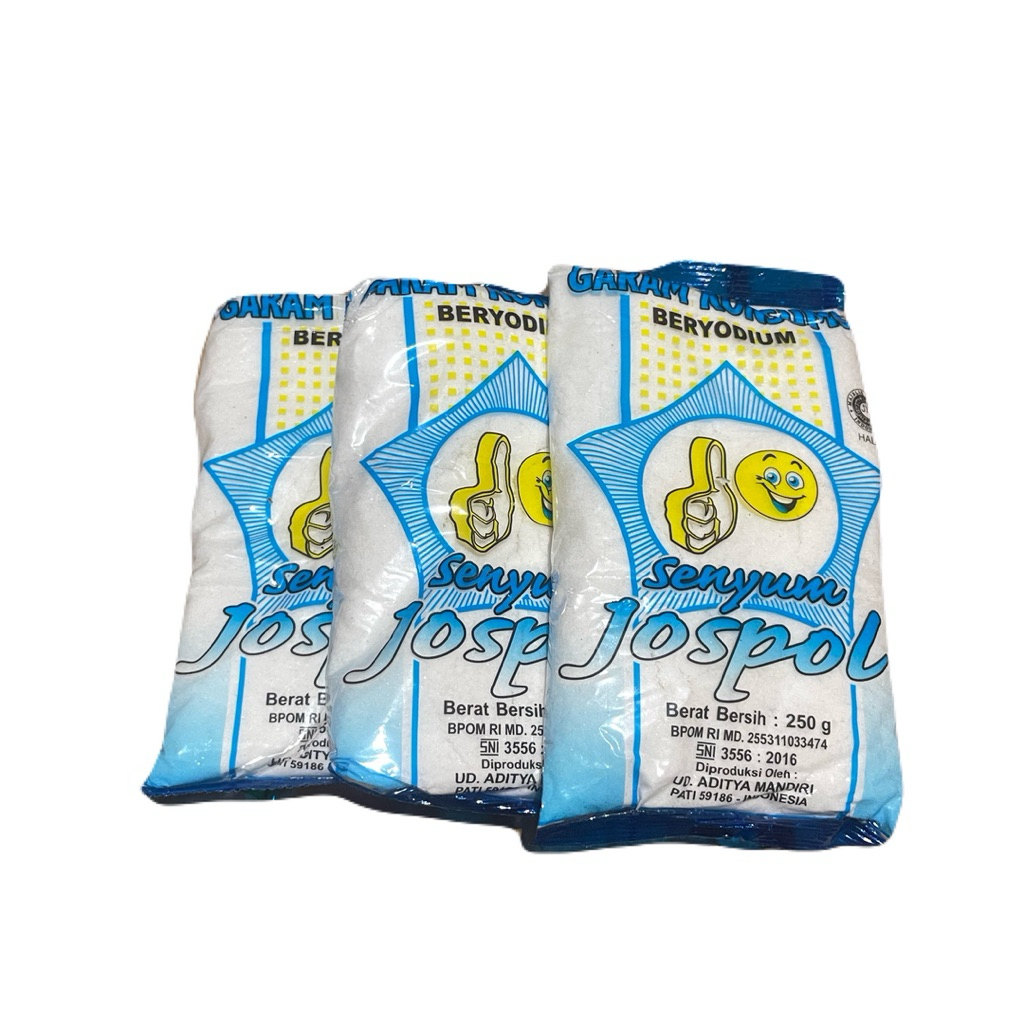 

garam halus jospol 250gram / garam masak beryodium
