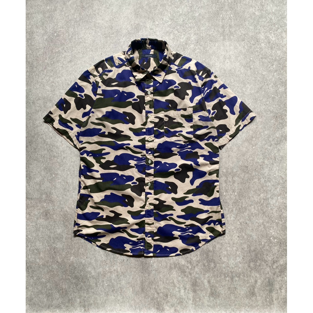 kemeja Rageblue camo