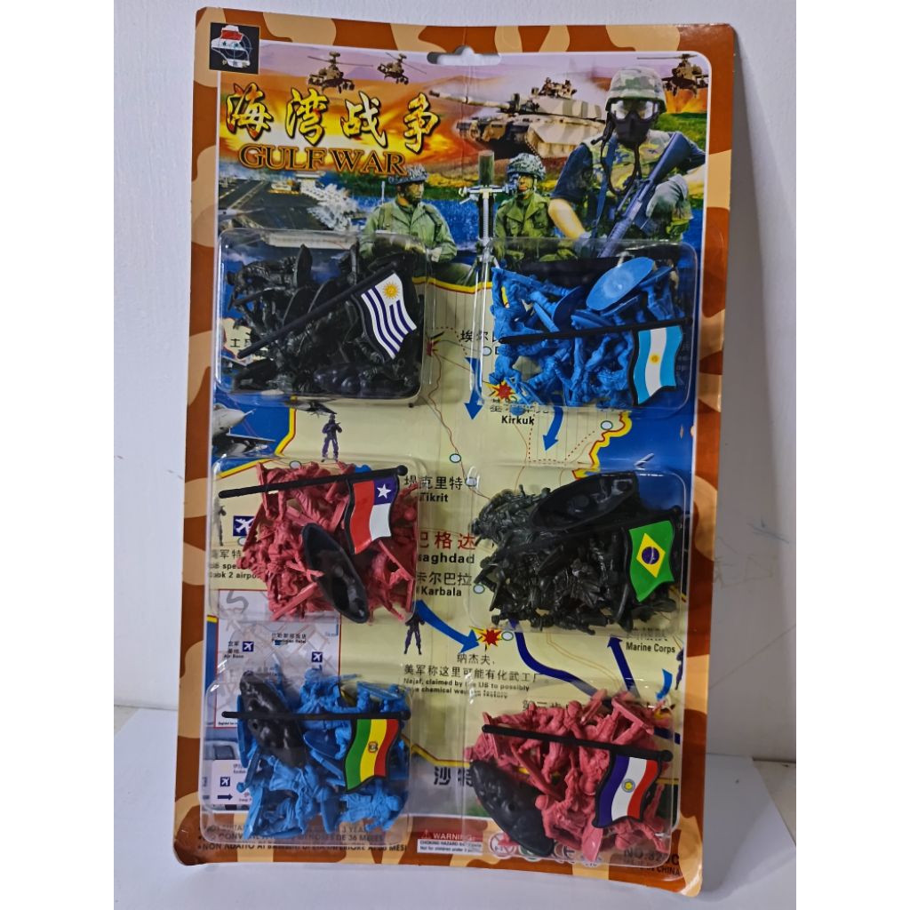 Mainan Patung Tentara 6 negara