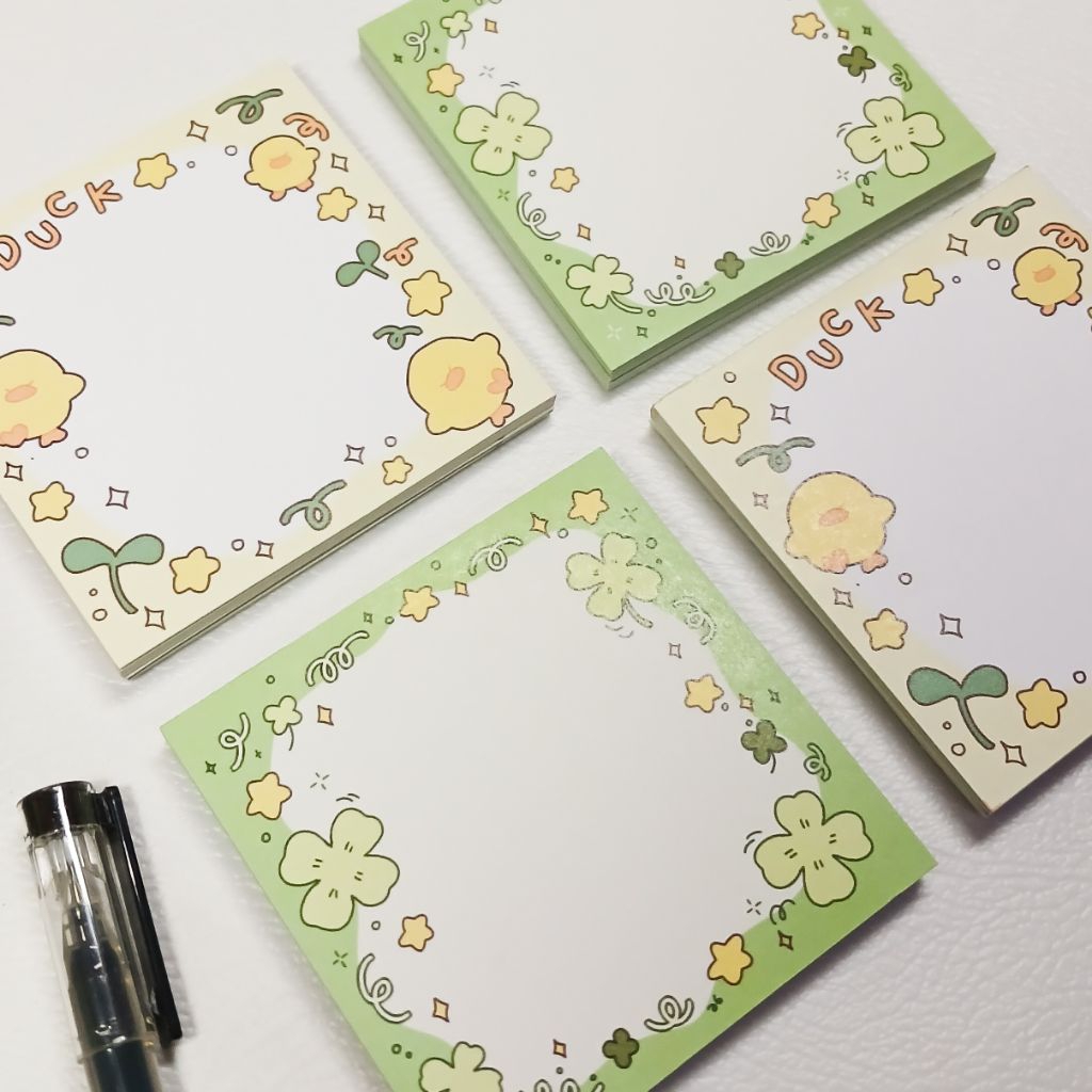 

Cute Memopad note catatan alat tulis imut original design by Haru