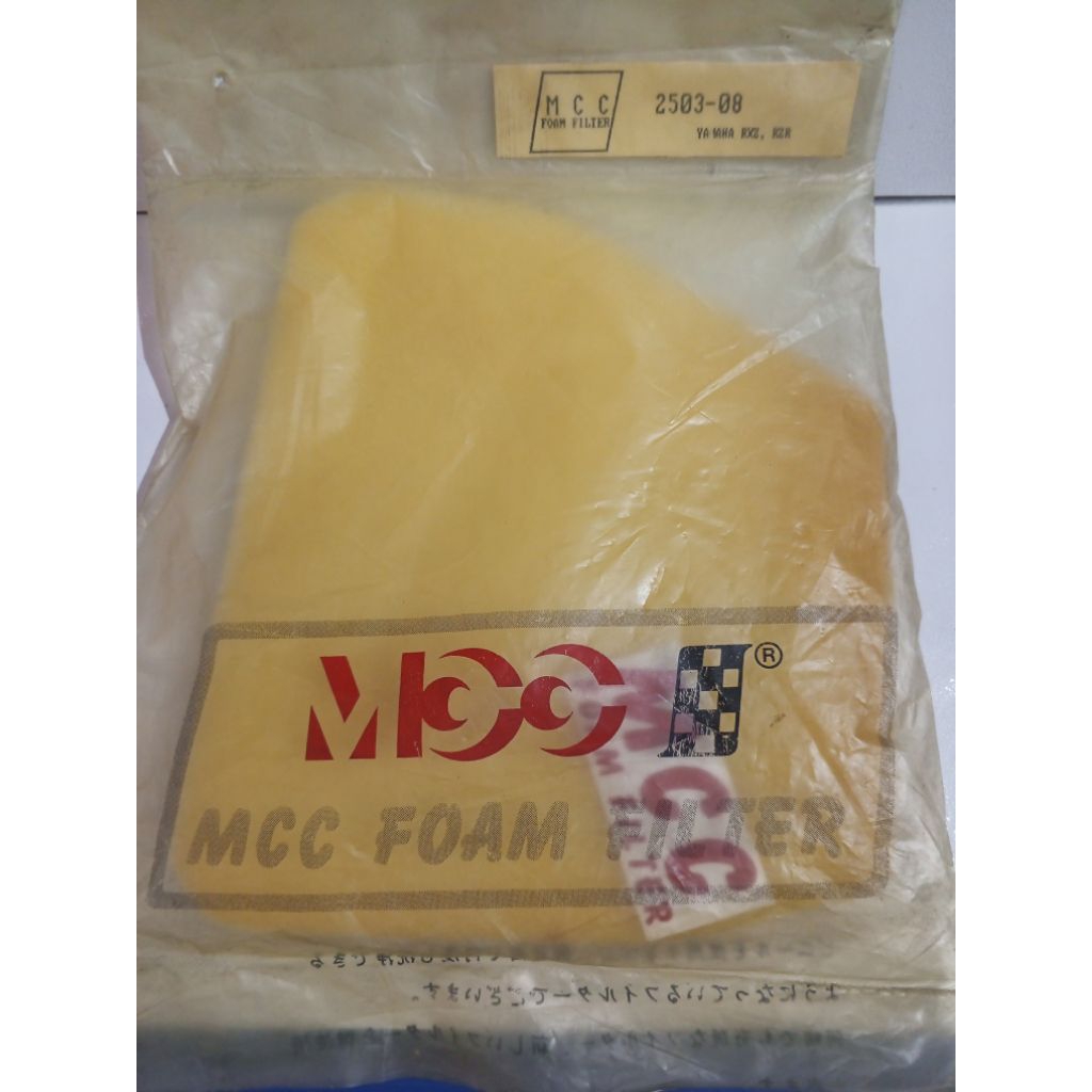 filter udara,busa filter udara Yamaha rxz,rzr merk mcc