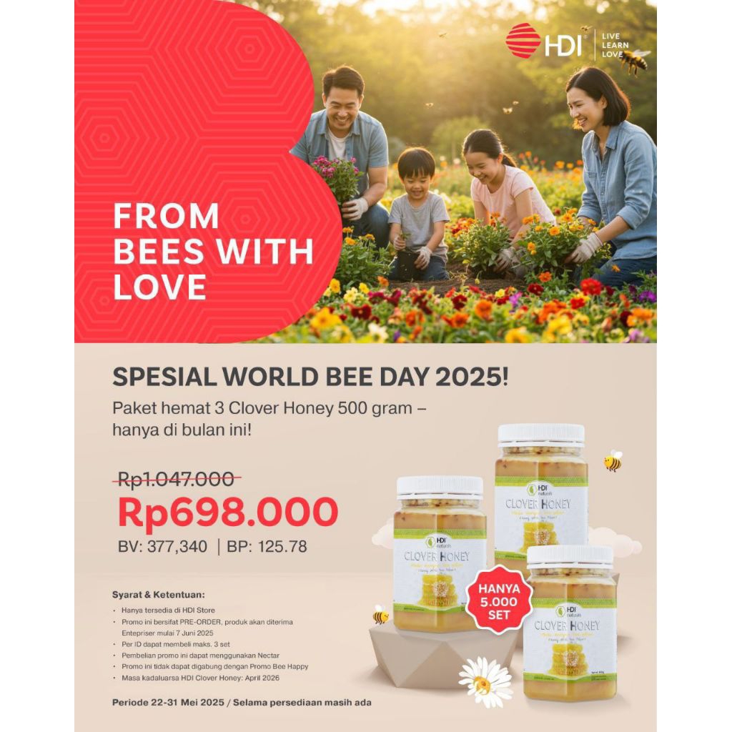 

PROMO MADU BUY 2 GET 3