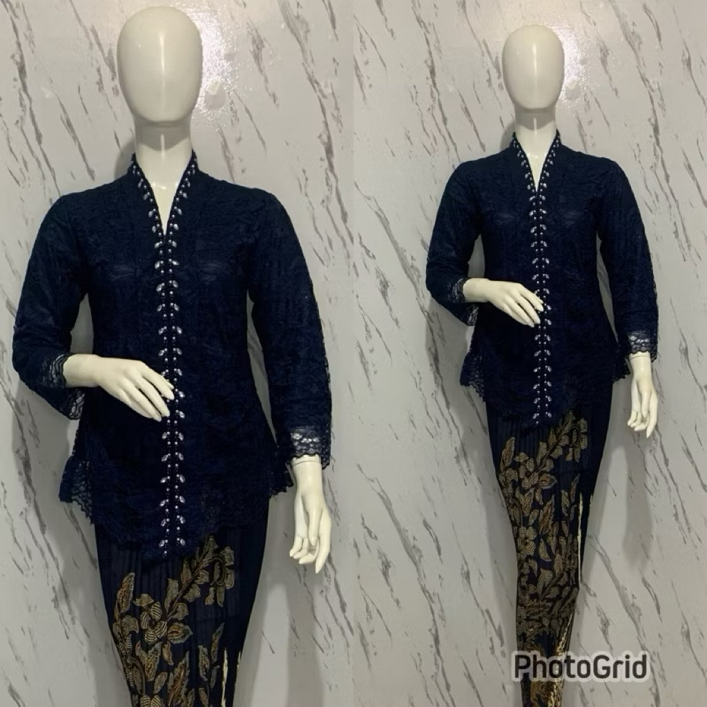 Kebaya Remaja Modern / Kebaya Brokat Payet / Kebaya wisuda