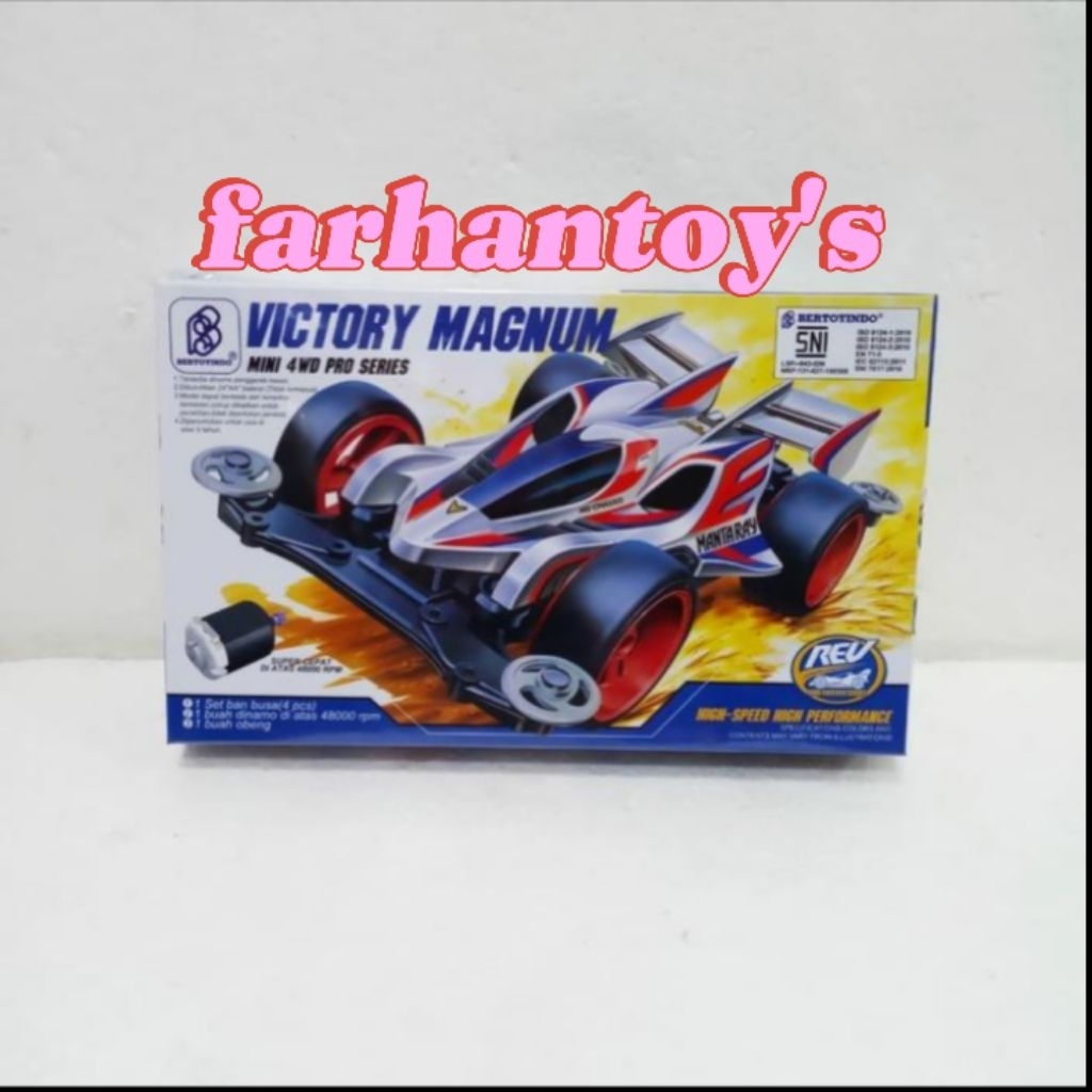 Mainan mobil tamiya 4wd bertayindo victory magnum