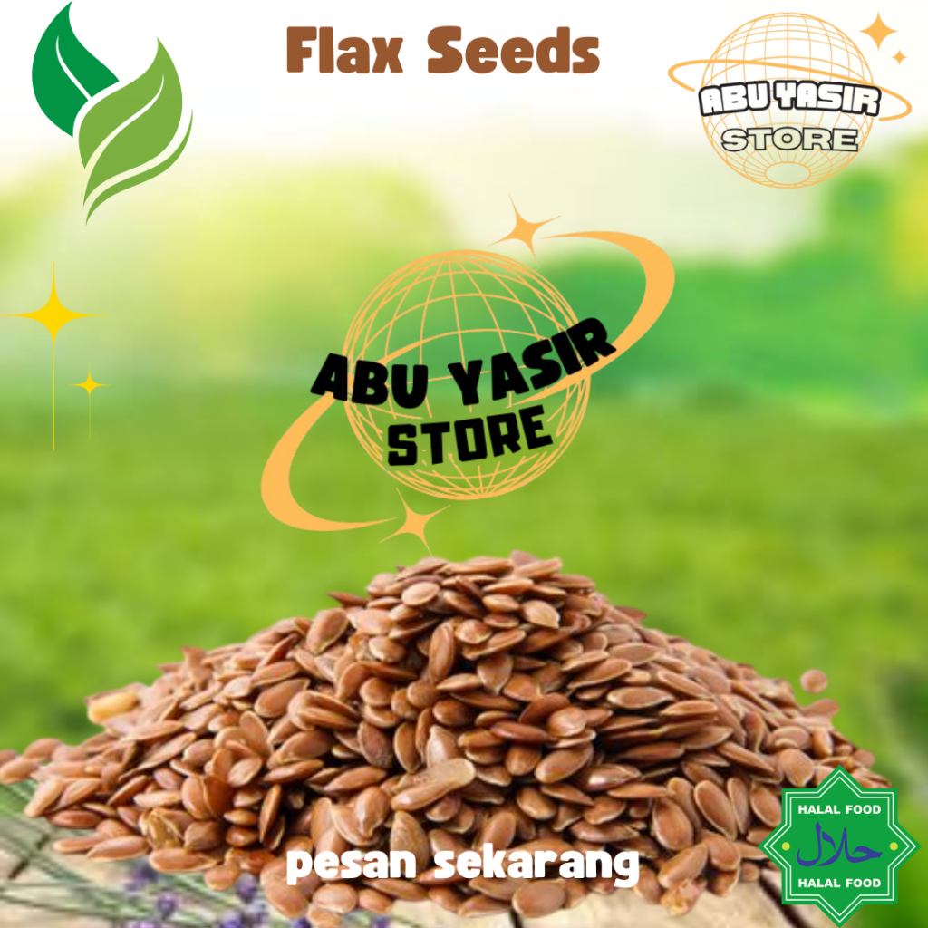 

Flaxseed Brown 250g | Biji Rami Coklat Utuh | Superfood Tinggi Serat & Omega 3
