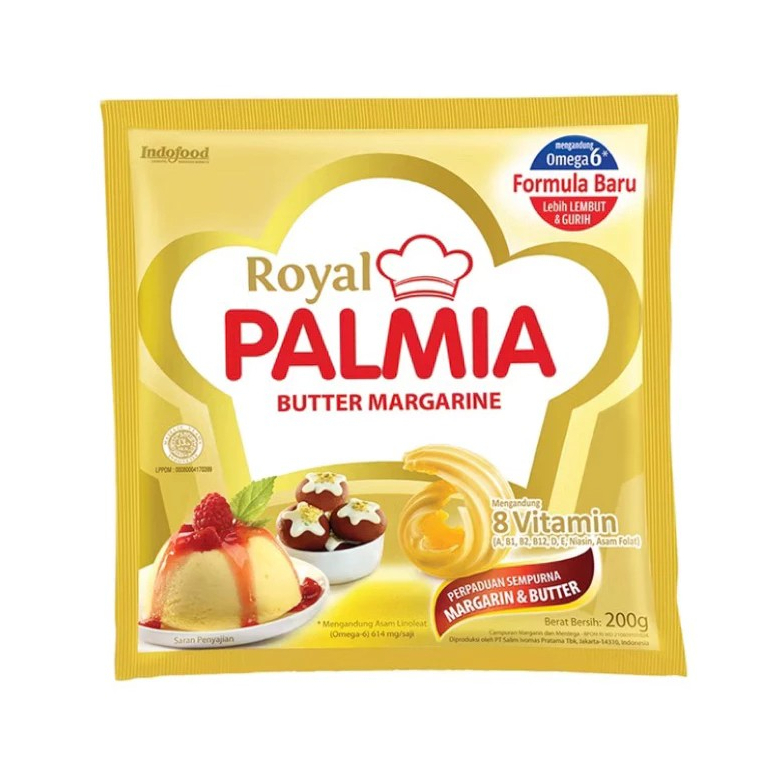 

Palmia Royal Butter Margarin Serbaguna Sachet 200gr