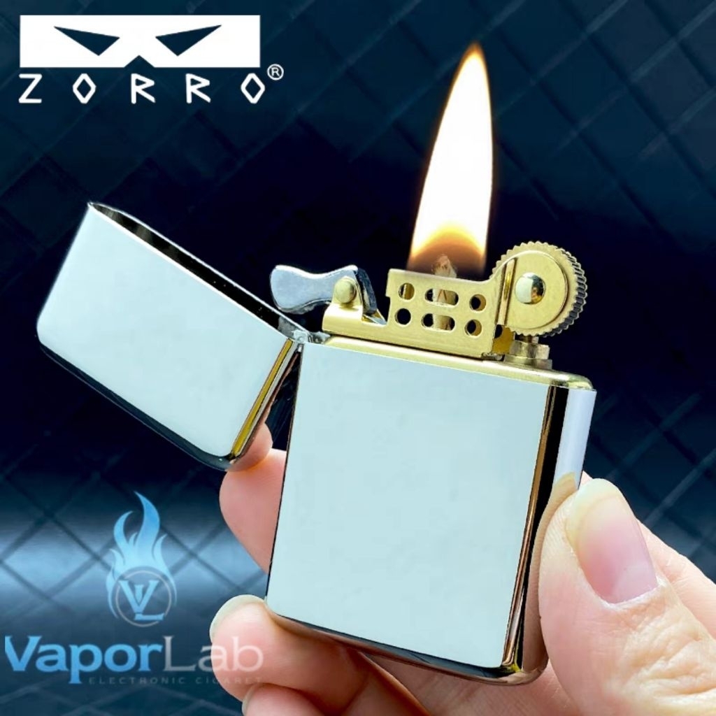 korek api zorro 790 original denting pakai minyak sumbu kapas vintage oil classic lighter