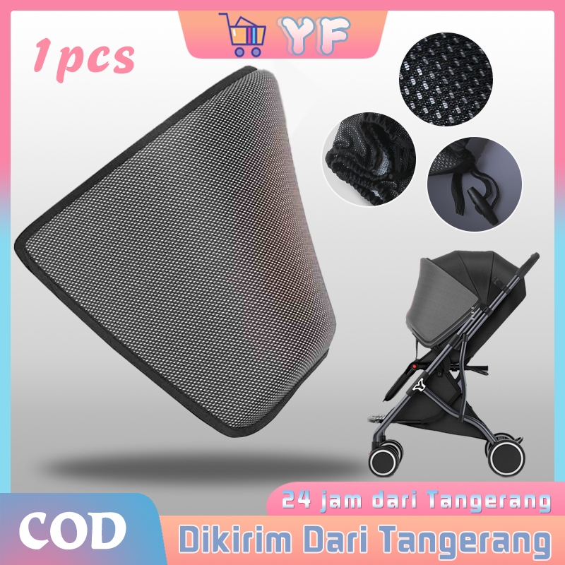 Kanopi Stroller Bayi Cover Kerai Bernapas Stroller Bayi Payung Kerai Stroller
