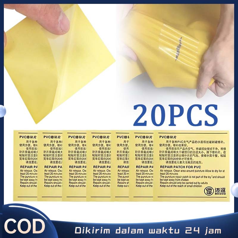 20pcs Lem Pelampung Lem Pelampung Bocor Lem Intex Lem Tambal Ban Renang