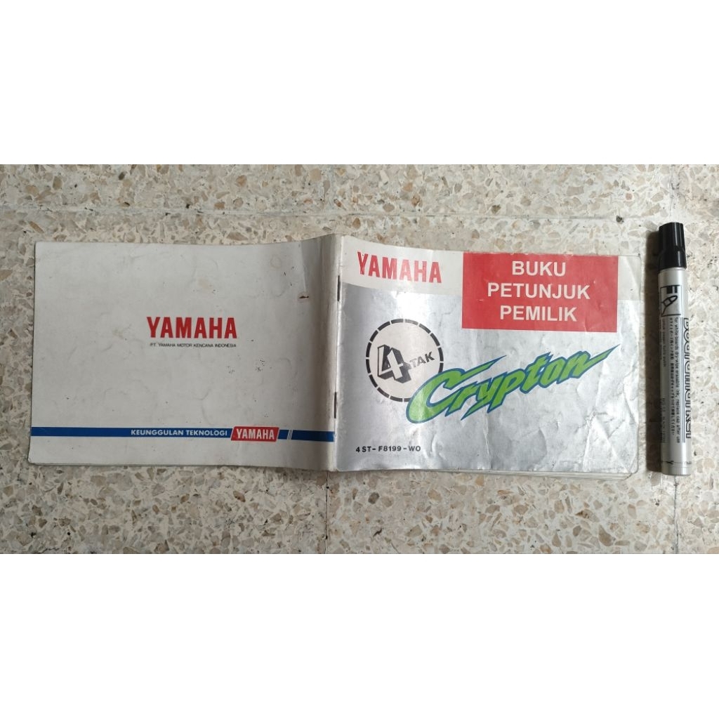 YAMAHA CRYPTON 4 TAK ~ BUKU PETUNJUK PEMILIK