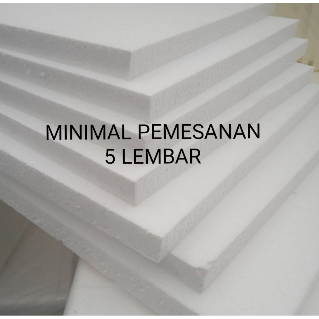 

D (D15) PAPAN STEROFORM GABUS LEMBARAN TEBAL 1 CM