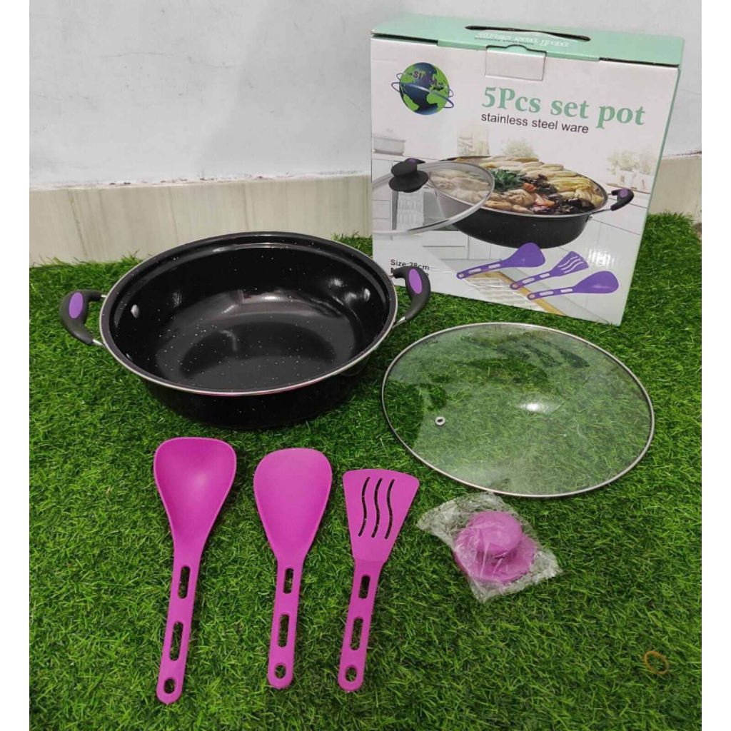5 pcs set stock pot sinda