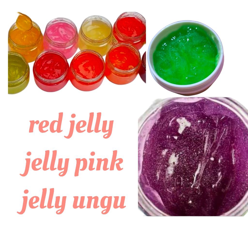 

RED JELLY PINK JELLY CREAM JELLY