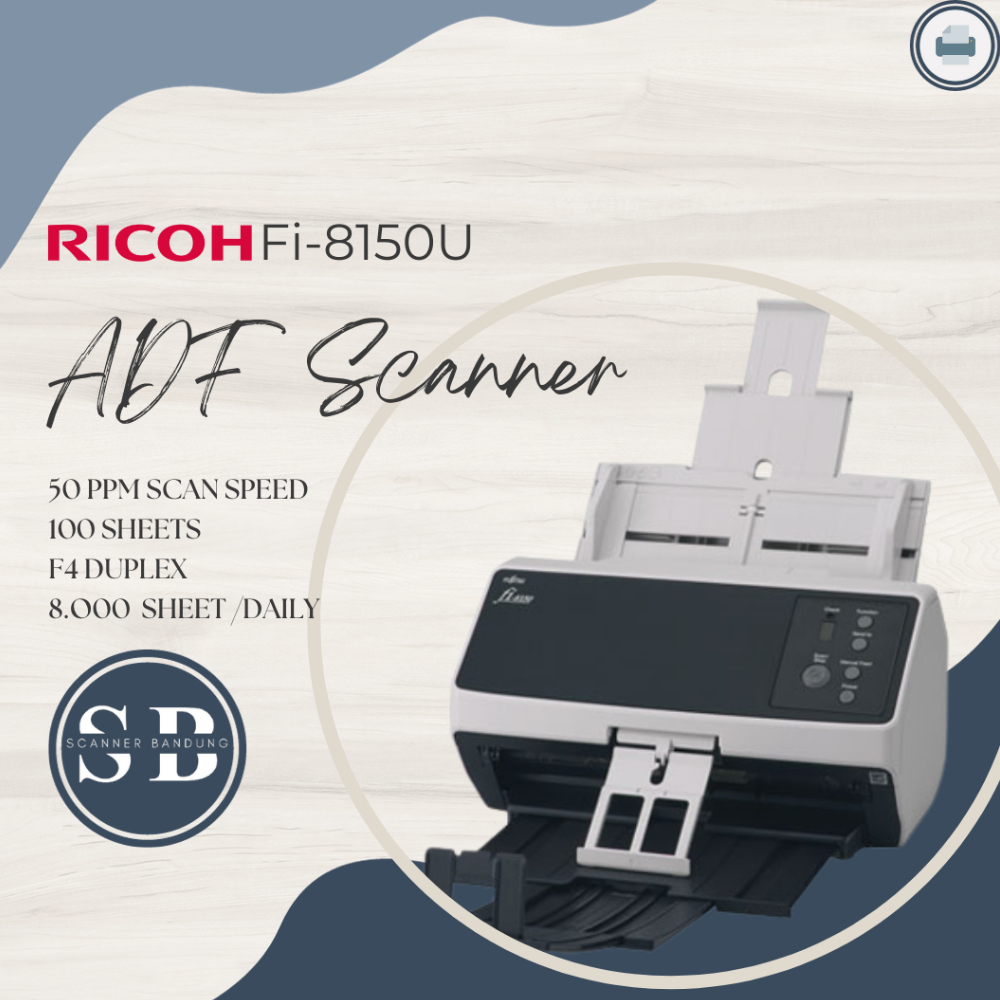scanner ricoh fi-8150u - scanner ADF F4 fi 8150u / fi8150u