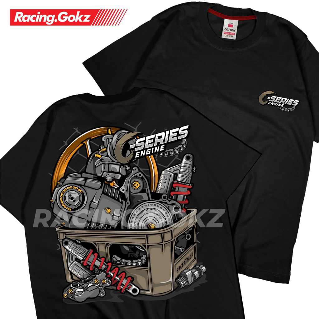 Kaos Baju Atasan C-SERIES Motor Supra Fit Supra X Astrea Grand Distro Kekinian Original