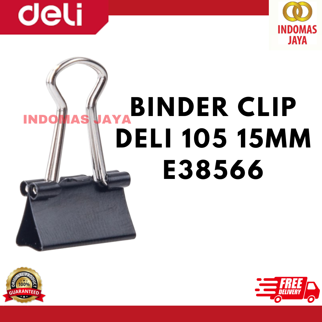 

Deli Binder Clip 15Mm bebas karat dilapisi oleh eletroforesis (105) E38566 (HARGA PER KOTAK)