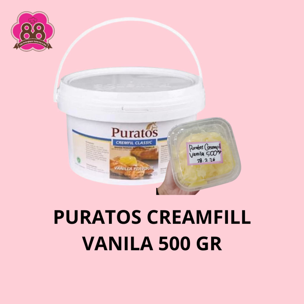 

PURATOS CREAMFILL SELAI VANILLA 500 GR REPACK