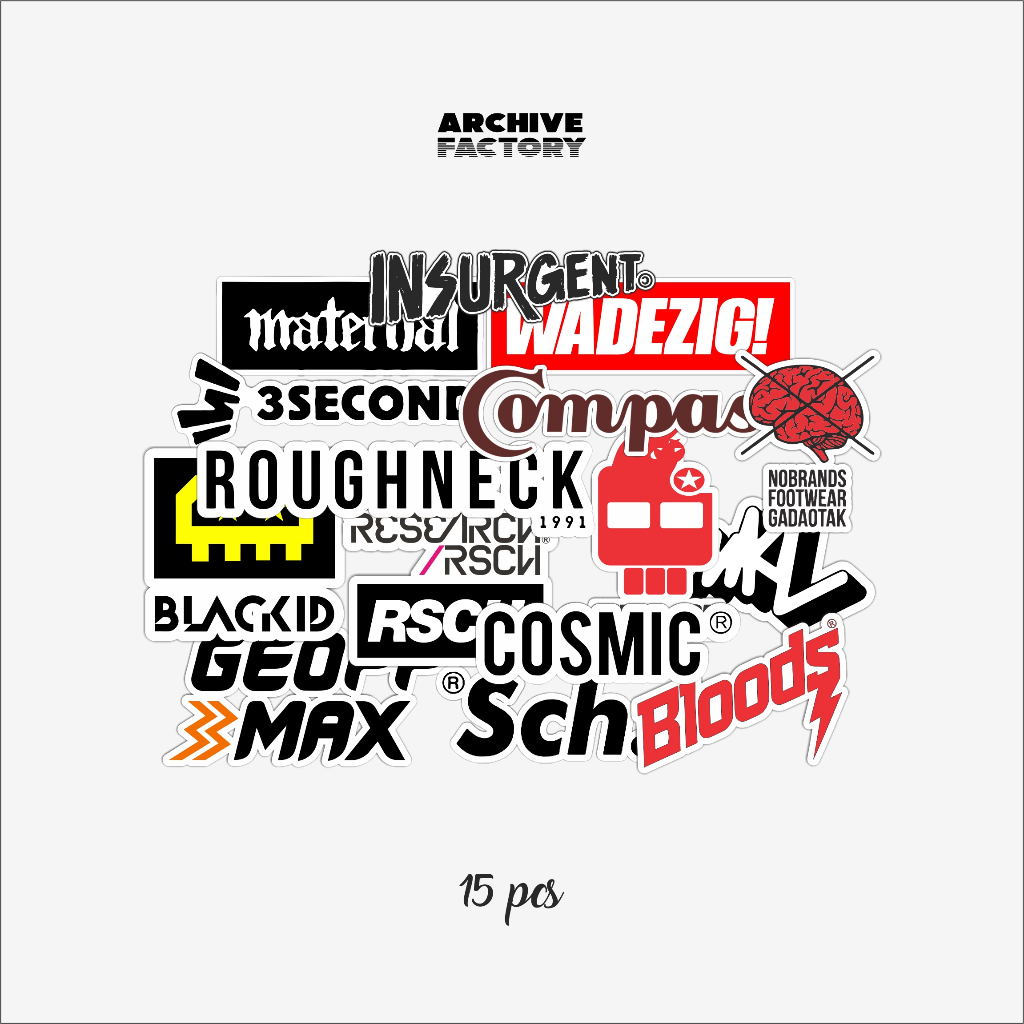

STICKER PACK LOCAL BRAND | STIKER AESTHETIC | STIKER LAPTOP | STIKER TUMBLER | STIKER HP