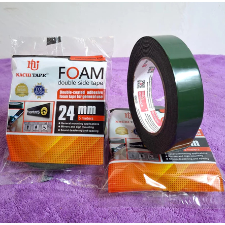 

isolasi Double Tape FOAM NACHI 1 inch (24 mm) x 5 M