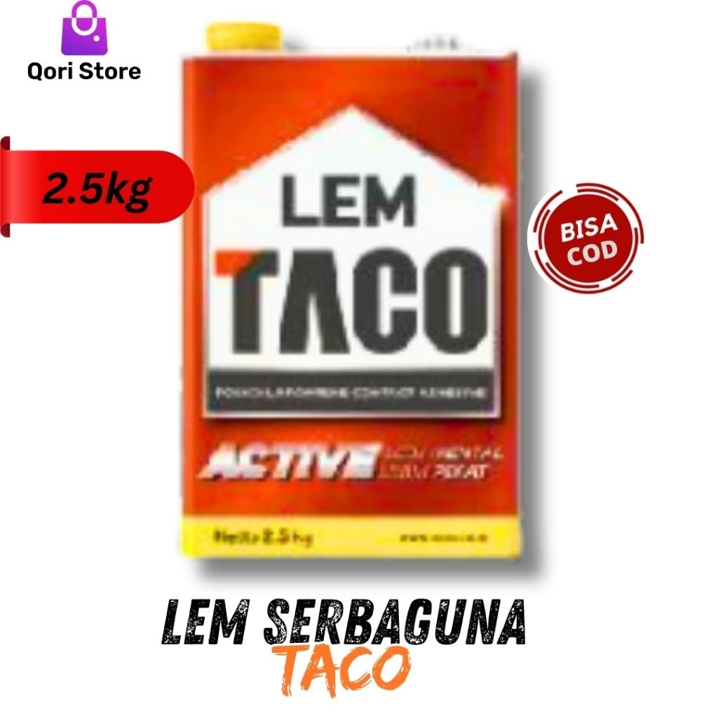 Qori store - Lem TACO Active / Lem Taco Serbaguna / Lem Kuning