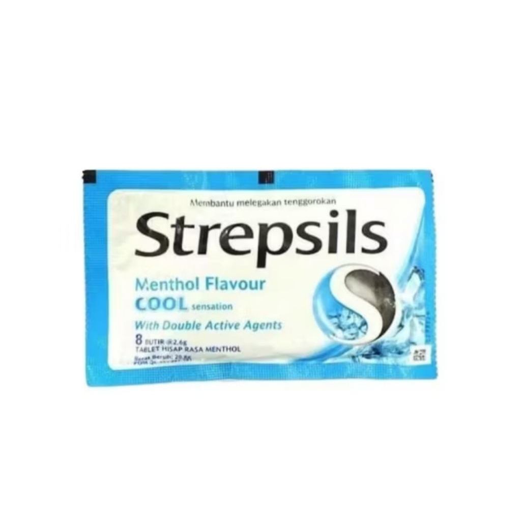 

Strepsils Menthol Flavor Cool isi 8 butir with Double active agents