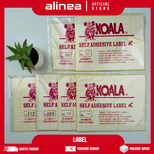 

Label nama sticker/label nama undangan/ label nama buku/label putih/label paper/label pad No 103 105 108 109 112 121