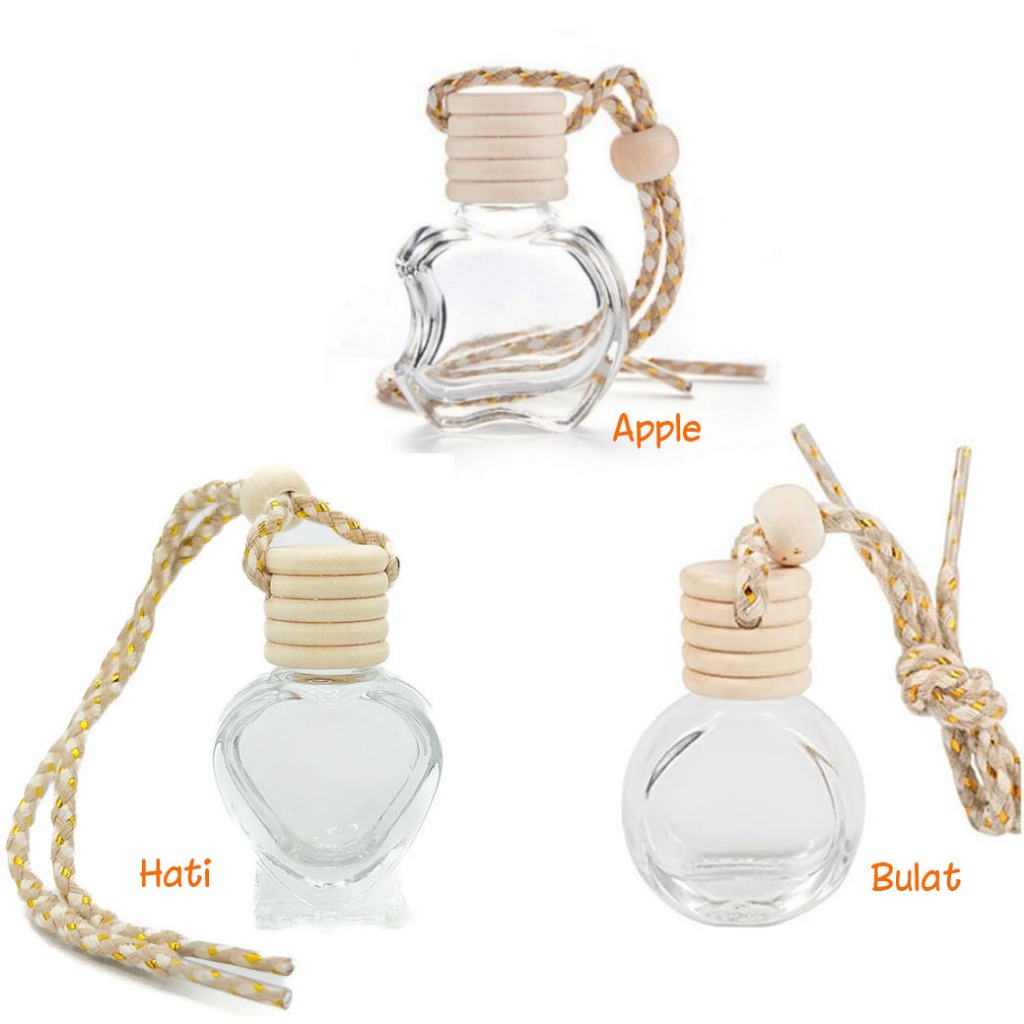 Botol Kaca Parfum Mobil Kosong 8ml