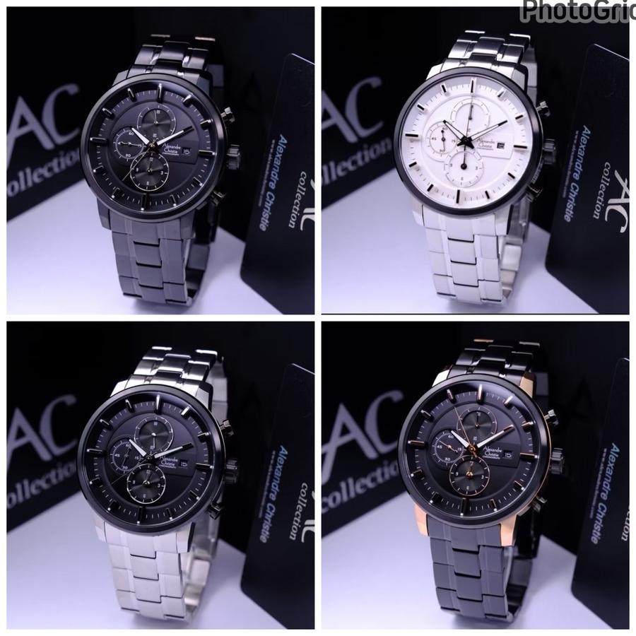 ALEXANDRE CHRISTIE 6323 PRIA ORIGINAL AC6323 AC 6323 ARLOJI COWOK