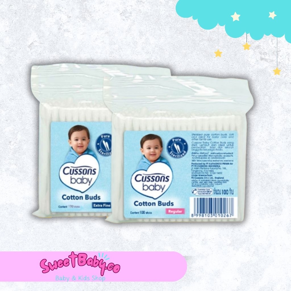 CUSSONS BABY COTTON BUD || Pembersih Telinga Bayi | REGULAR / EXTRA FINE 50s