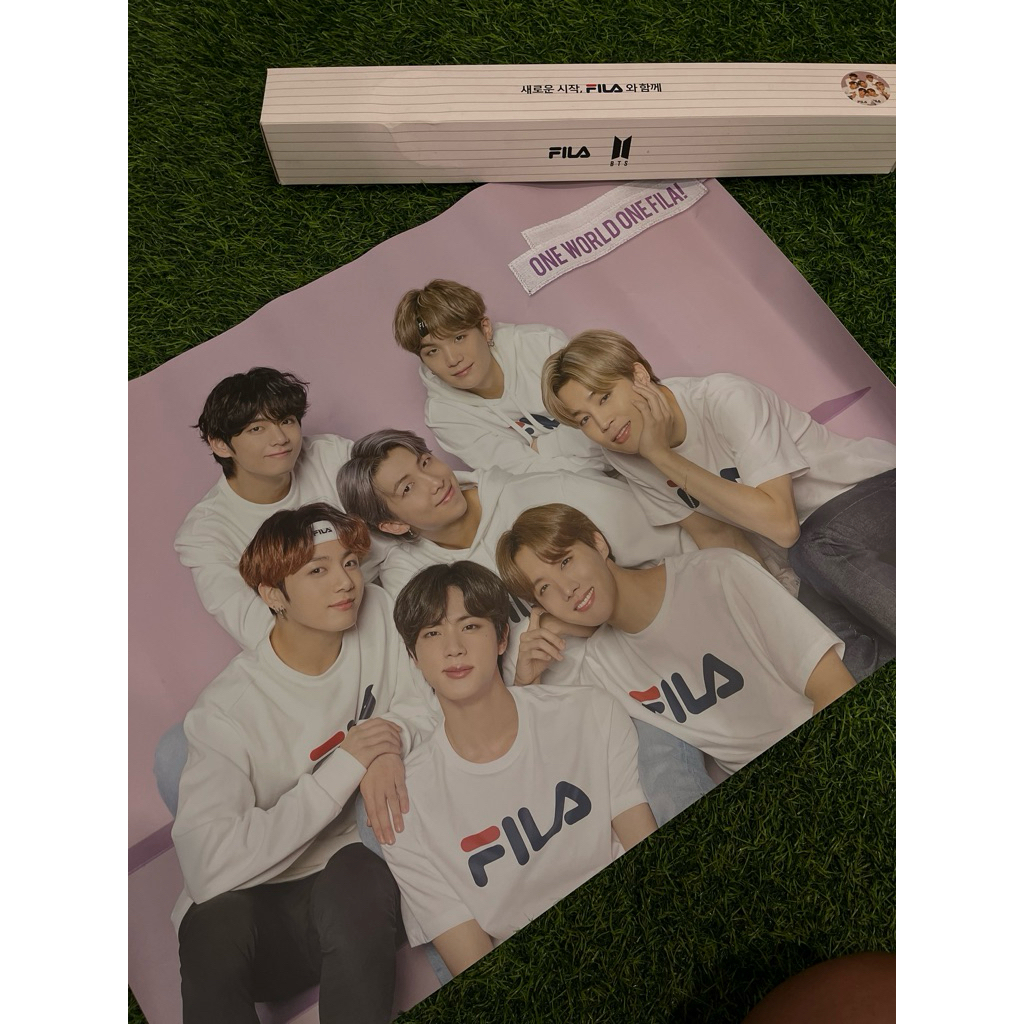 POSTER BTS x FILA (BTS - RM JIN SUGA JHOPE JIMIN V JK)
