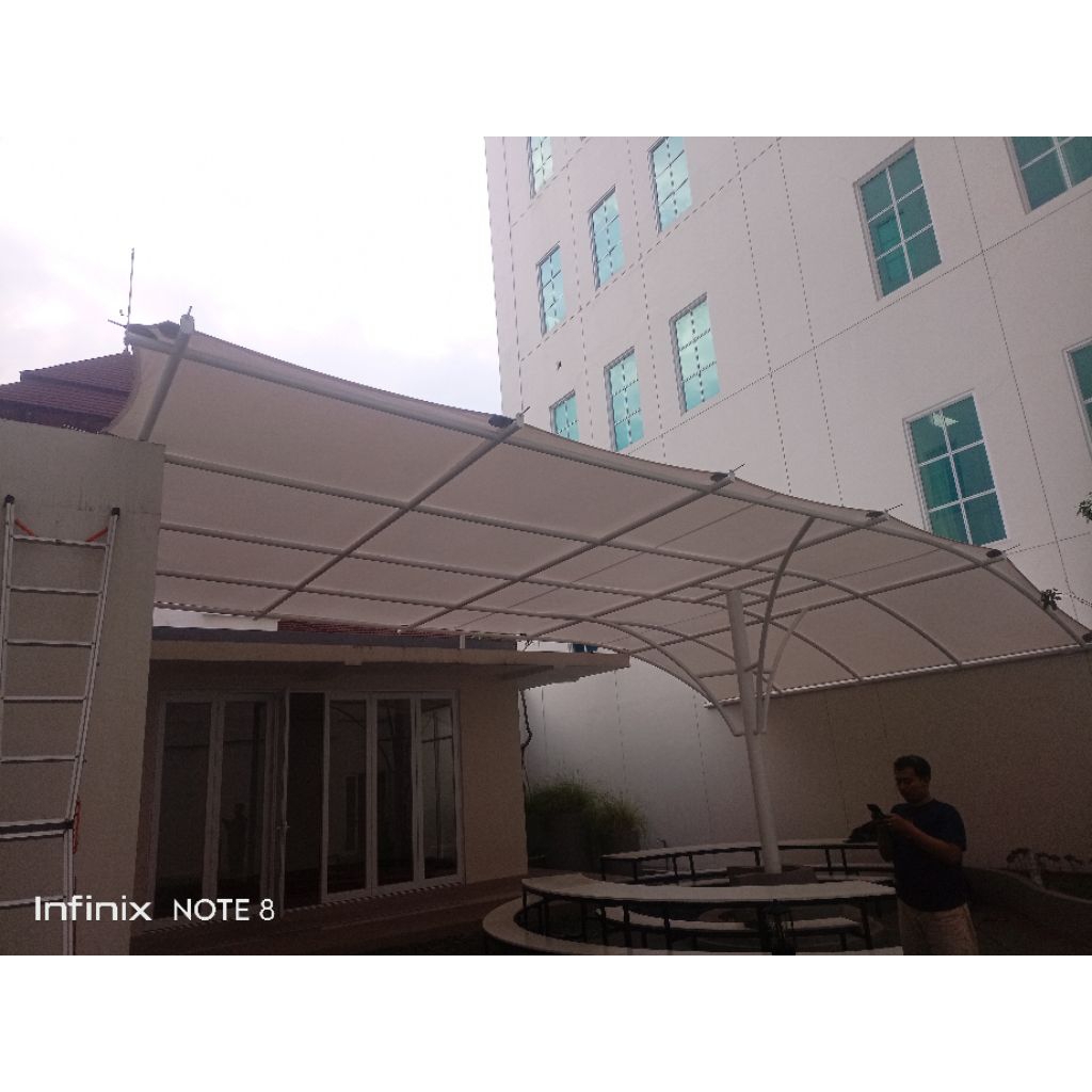 Kain Kanopi membrane 550 gsm agtex dan mighty