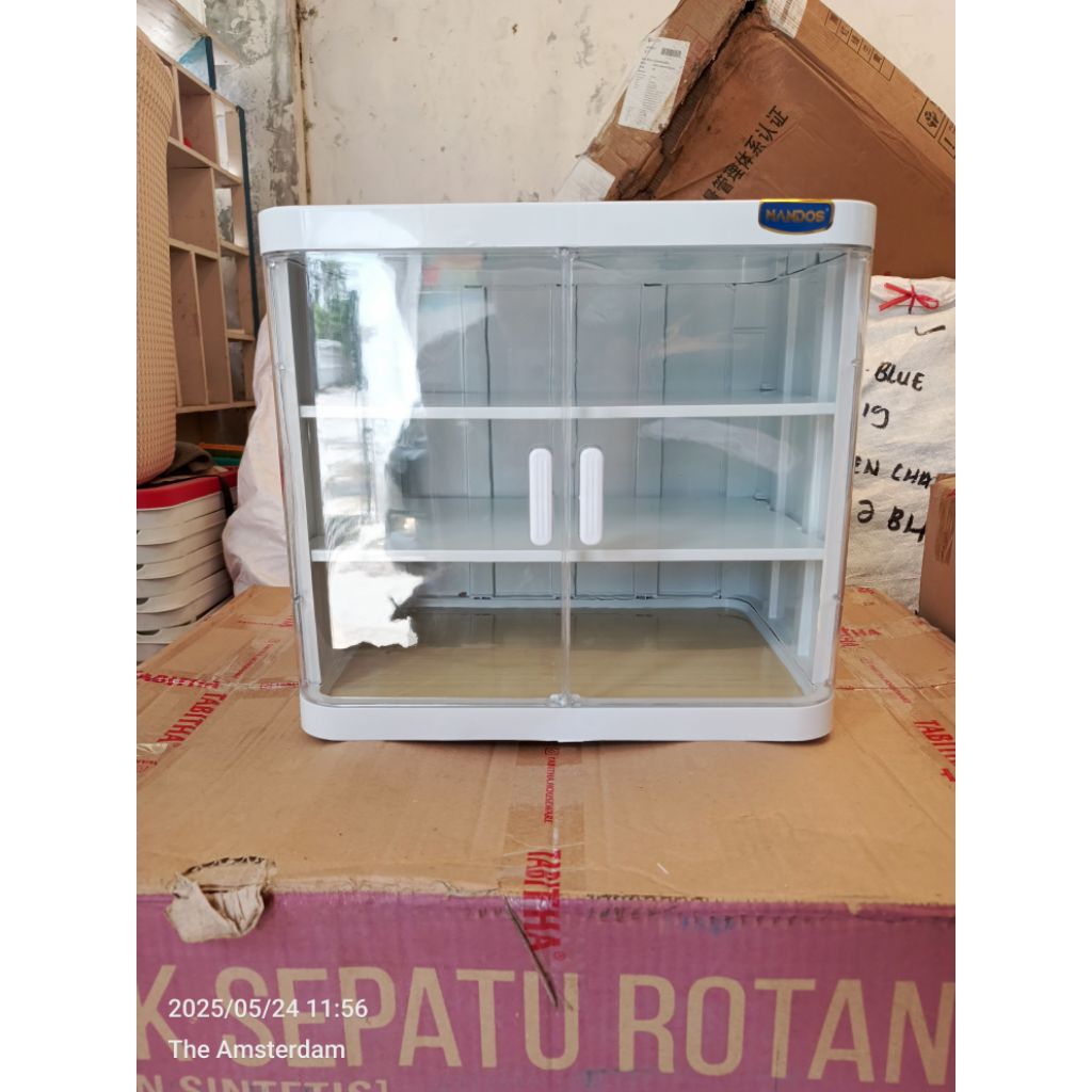 Rak plastik serbaguna rak kosmetik rak aksesoris food cabinet kotak obat Naiba Nandos 3 susun