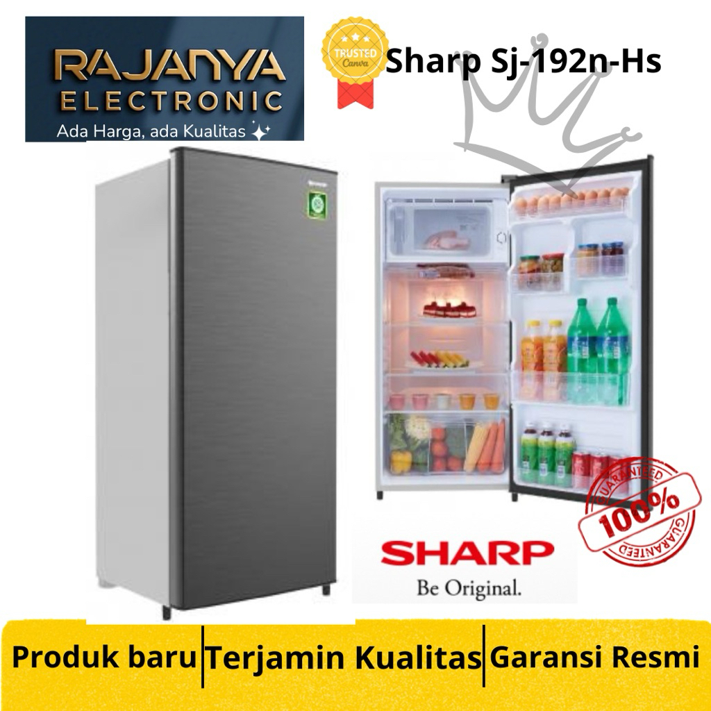 Kulkas Sharp SJ192N-HS/ Kulkas Sharp 1 pintu besar