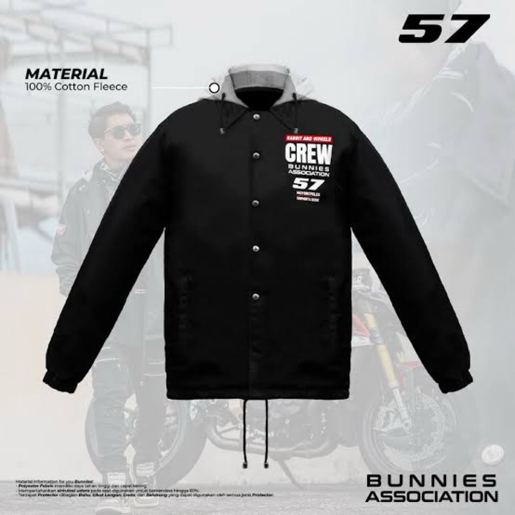 Jaket Rabbit And Wheels Coach Jacket Original Semarang