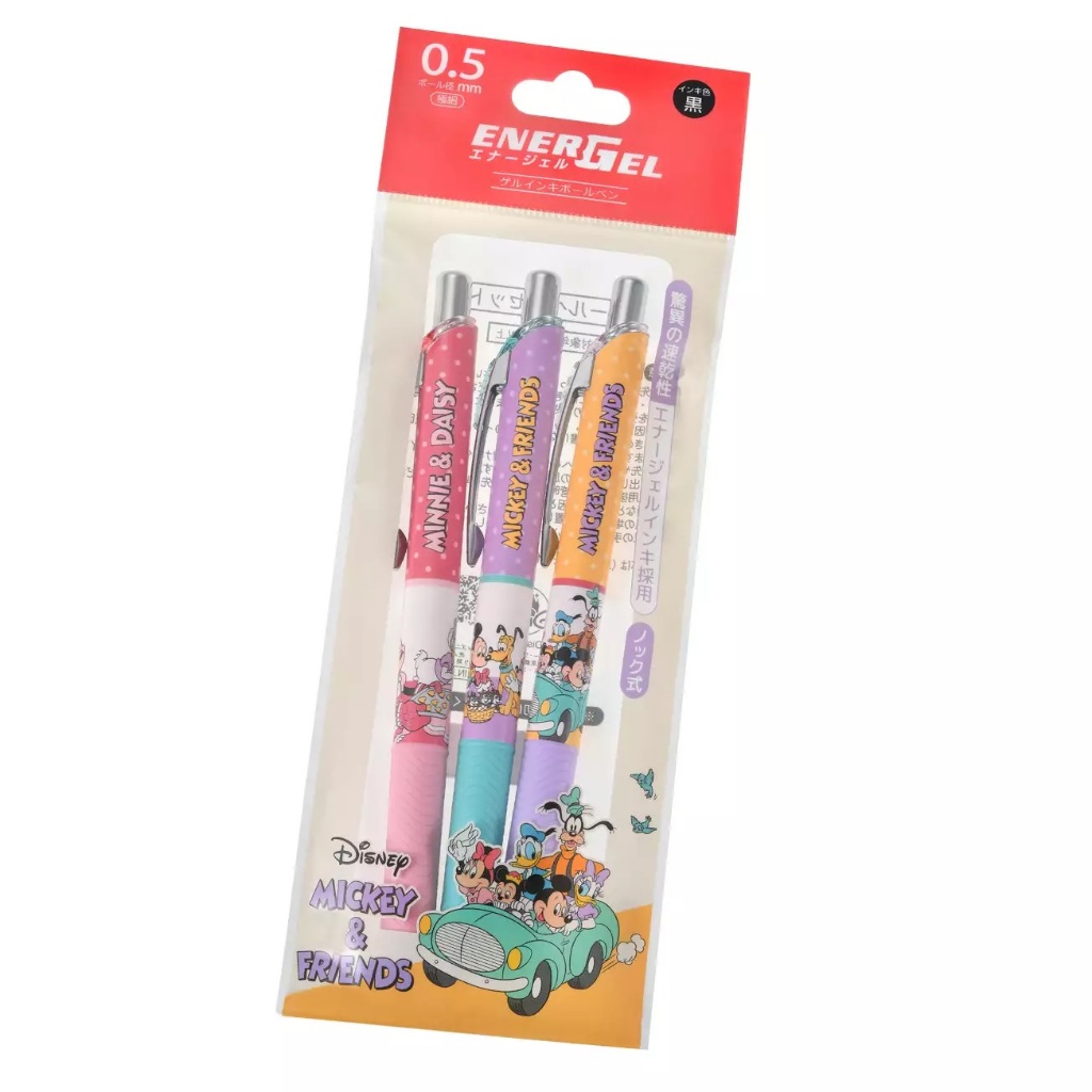 

Pentel EnerGel Disney Mickey and New Friends 0.5mm Gel Ink Pen Store Exclusive Limited Edition