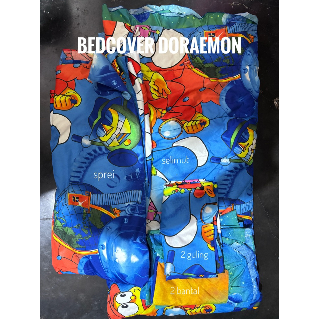 PL BEDCOVER DORAEMON