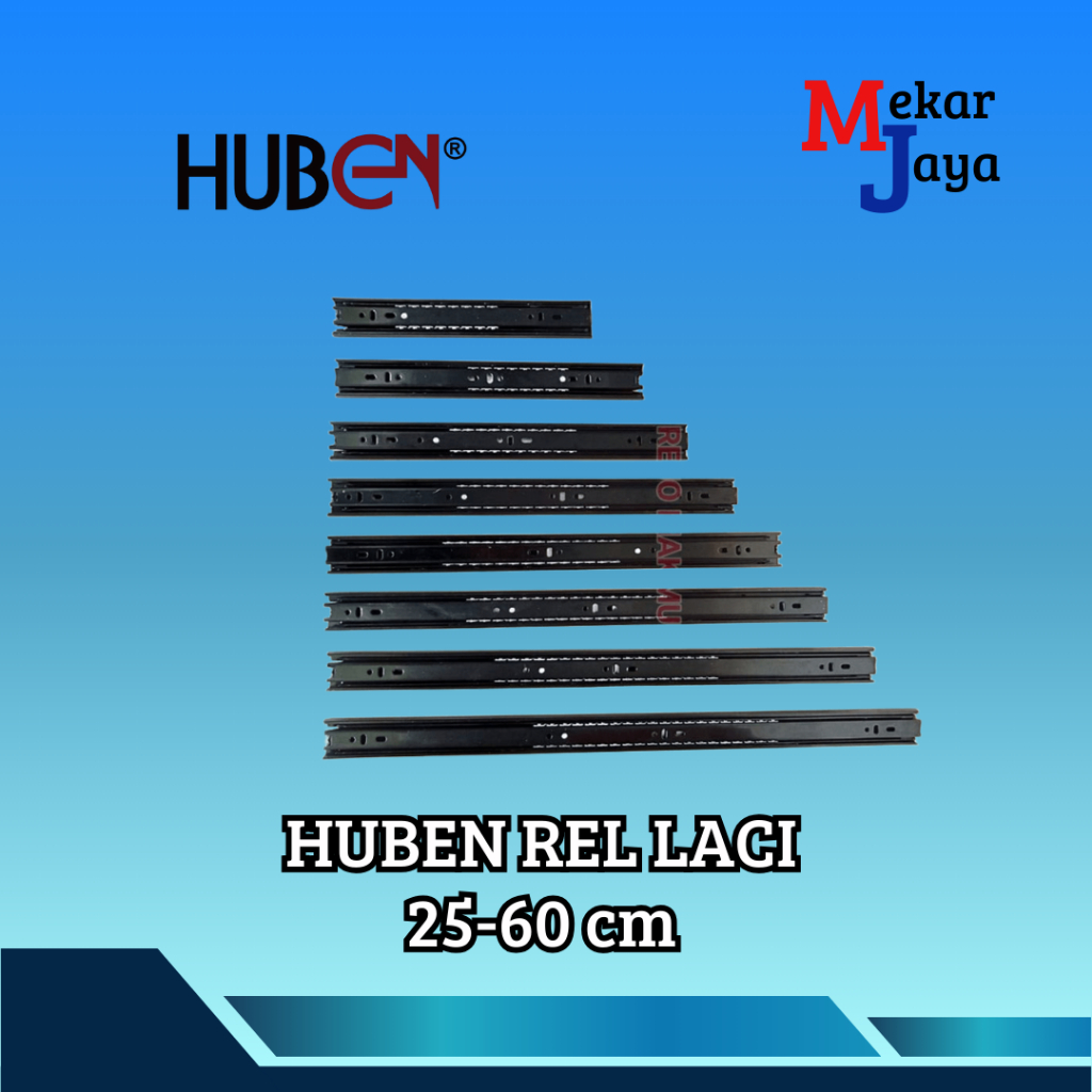 HUBEN REL LACI HITAM DOUBLE TRACK 25-60 cm