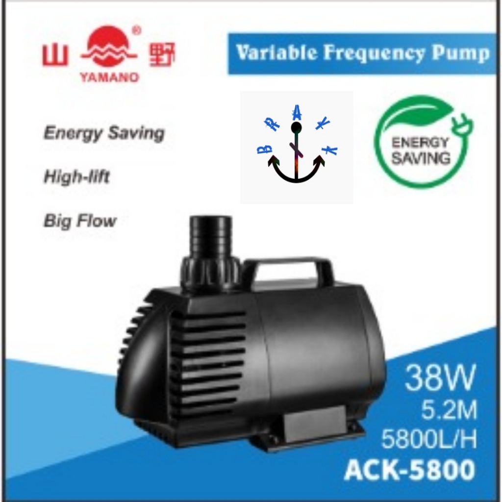 Pompa Air Kolam Hidroponik Low Watt Yamano ACK 5800