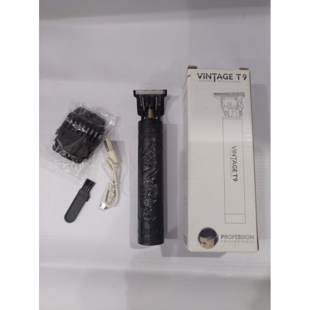 alat cukur rambut atau cukur jenggot elektrik Vintage T9.