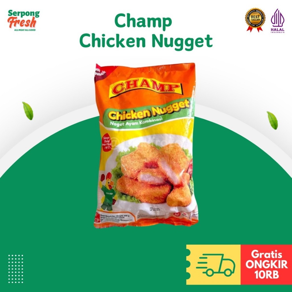 

Chicken Nugget Champ 900gram Nugget Champ