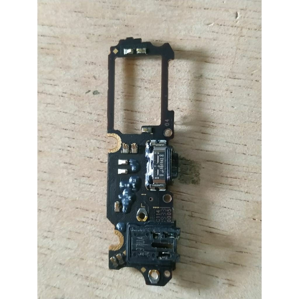 TEMPAT CAS OPPO A5 A9 2020 BOARD CHARGER LOBANG CAS FULLSET BOARD BAWAH ORIGINAL COPOTAN 100% NORMAL