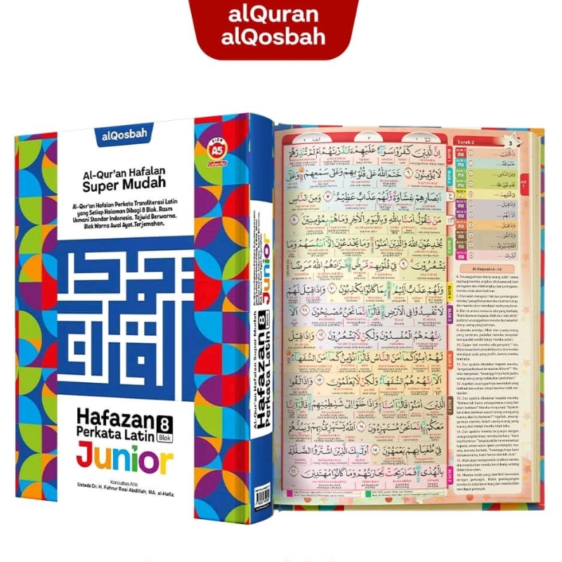 Alquran Hafalan Anak Alquran Hafazan Junior Alquran Hafalan anak Full Colour ukuran A5 Cover Lux